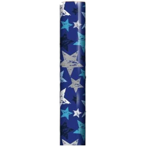 Picture of HAPPY BIRTHDAY STARS WRAPPING ROLL 70CM X 1.5 METERS